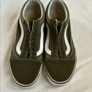 Vans olive green suede women’s size 7.5